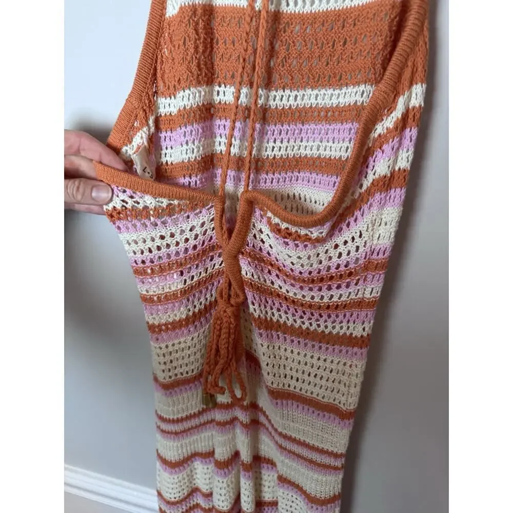 LSpace Allegra Crochet Maxi Dress Sz XL $154 NWT
